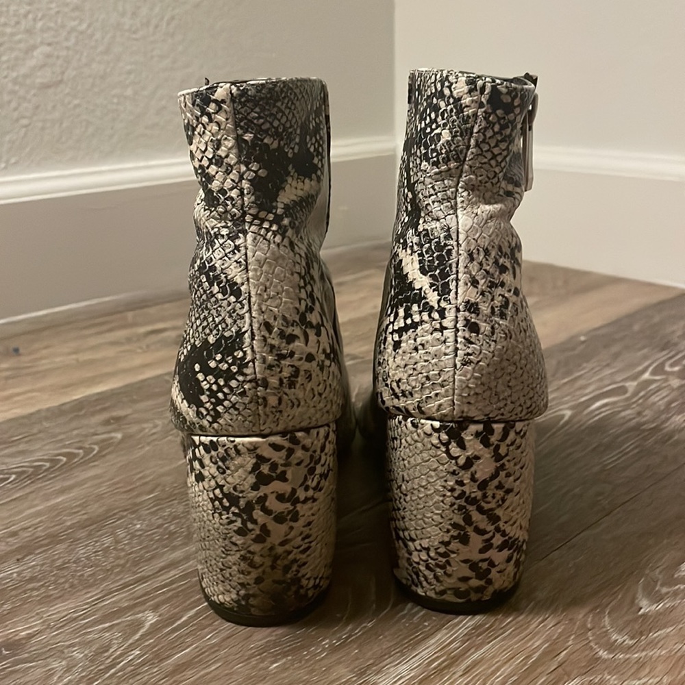 Snakeskin Booties - Picture 3 of 4